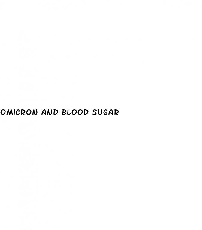 omicron and blood sugar