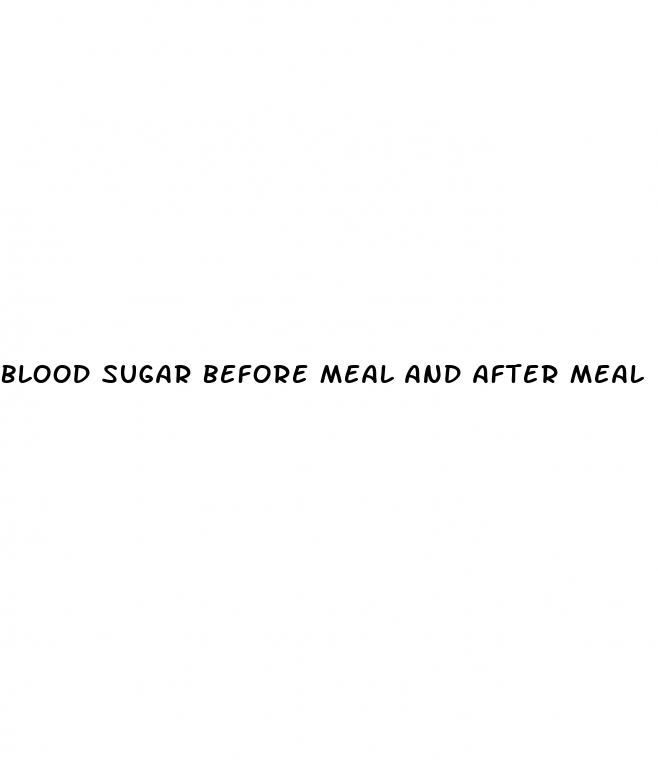 blood sugar before meal and after meal