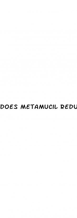 does metamucil reduce blood sugar
