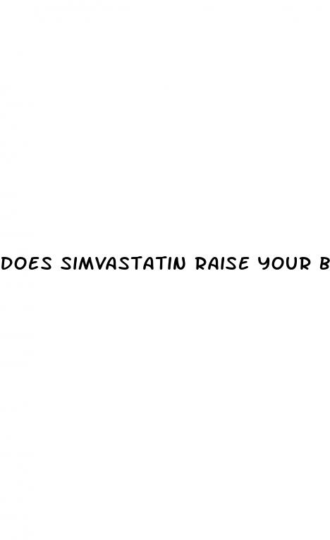 does simvastatin raise your blood sugar