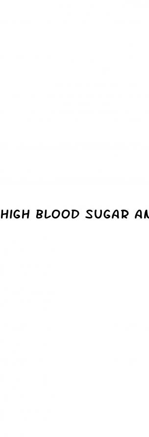 high blood sugar and sweating