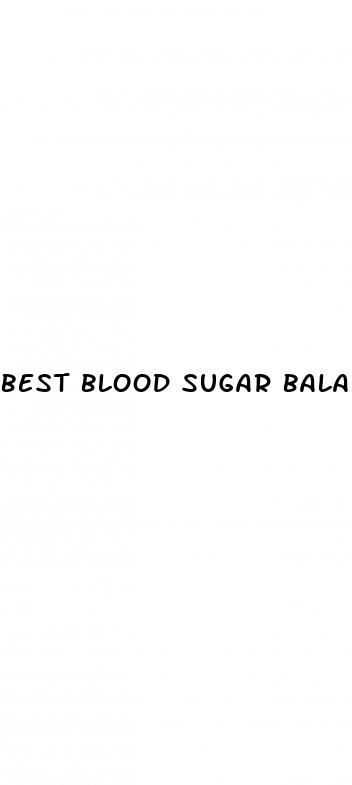 best blood sugar balance supplement