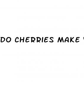 do cherries make your blood sugar go up