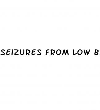 seizures from low blood sugar
