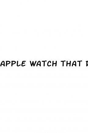 apple watch that reads blood sugar