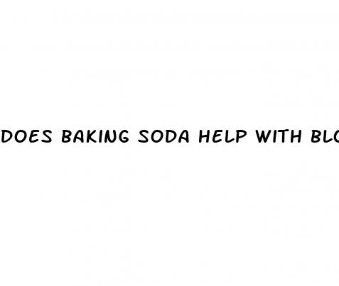does baking soda help with blood sugar