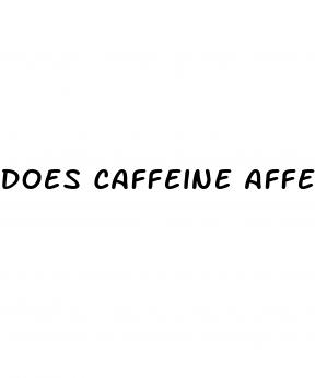 does caffeine affect blood sugar