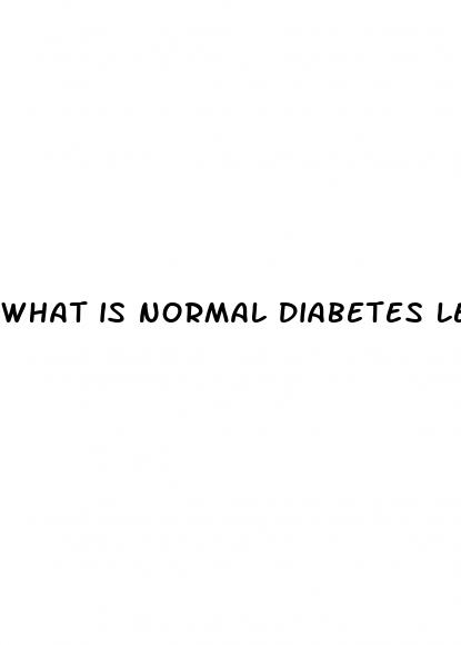 what is normal diabetes level