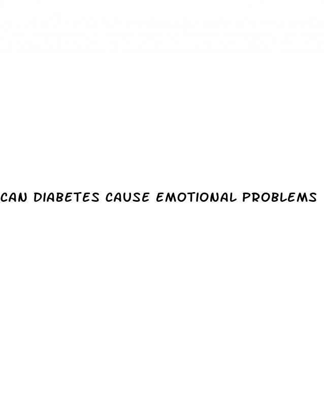 can diabetes cause emotional problems