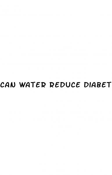 can water reduce diabetes
