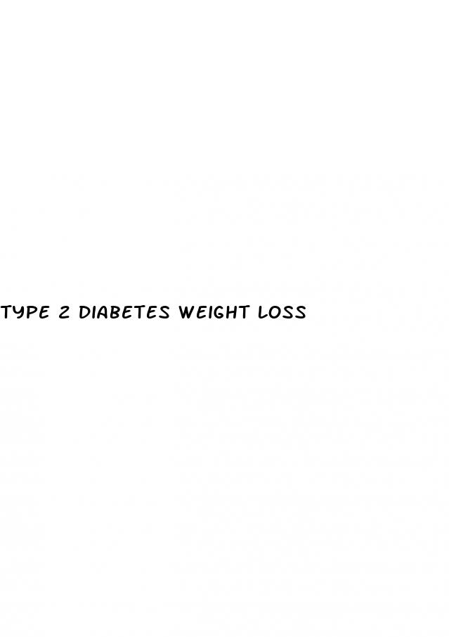 type 2 diabetes weight loss