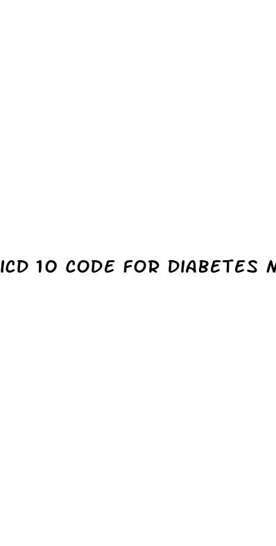 icd 10 code for diabetes mellitus