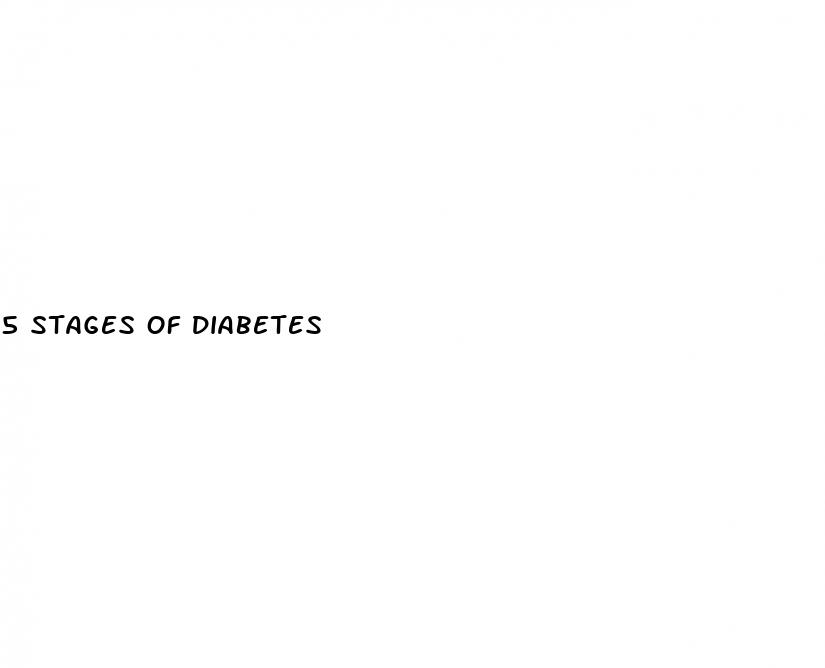 5 stages of diabetes