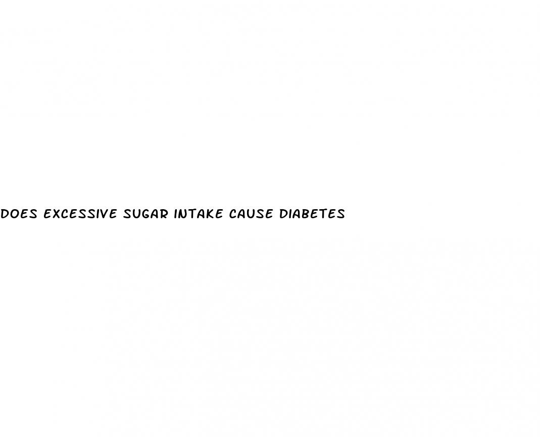 does excessive sugar intake cause diabetes