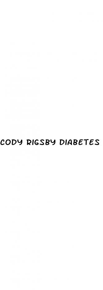 cody rigsby diabetes joke