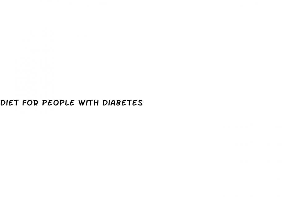 diet for people with diabetes
