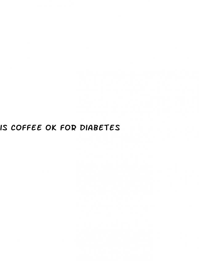 is coffee ok for diabetes