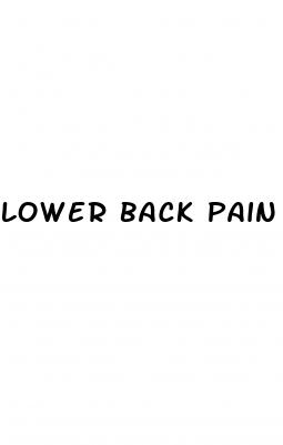 lower back pain diabetes