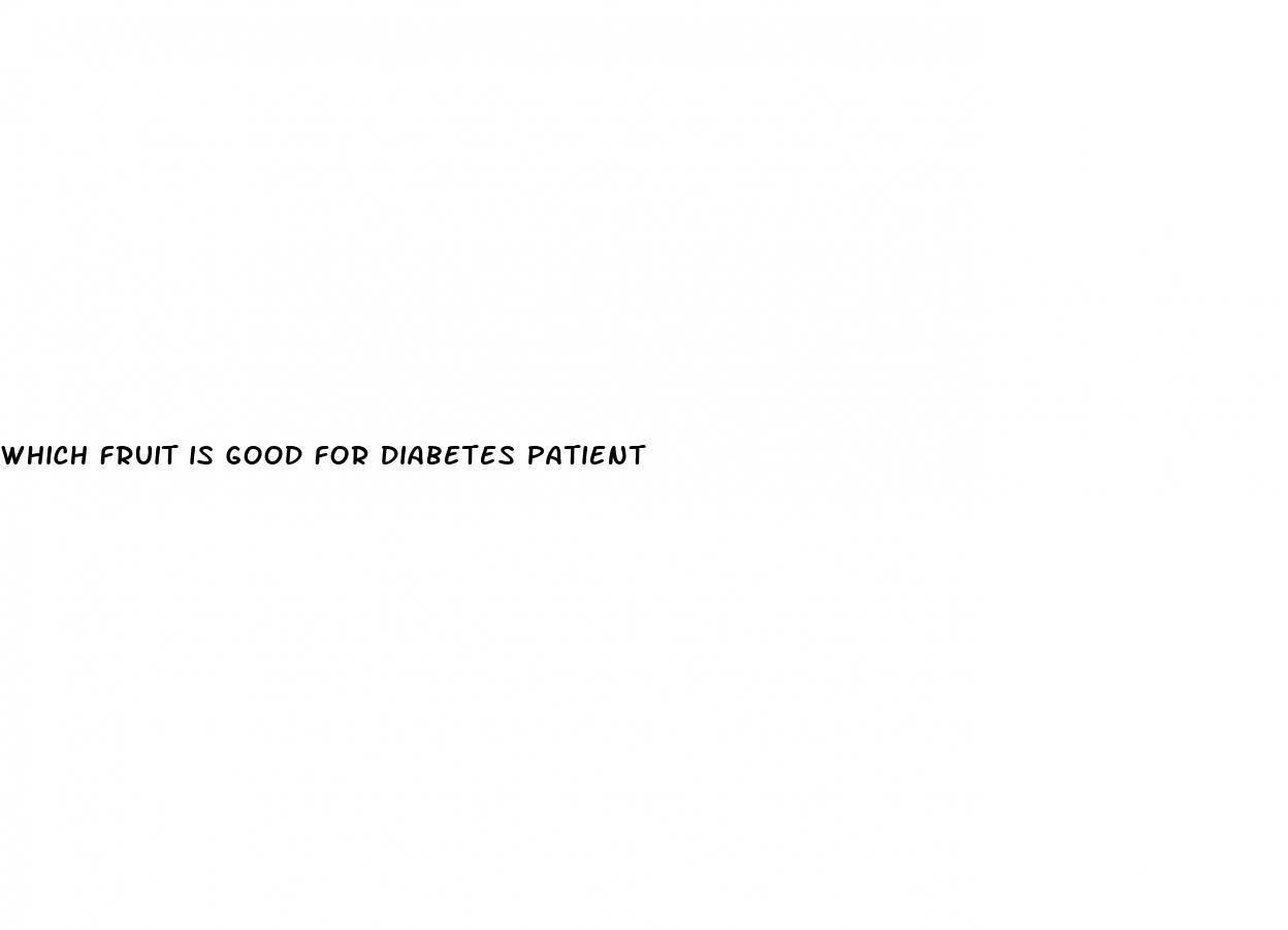 which fruit is good for diabetes patient