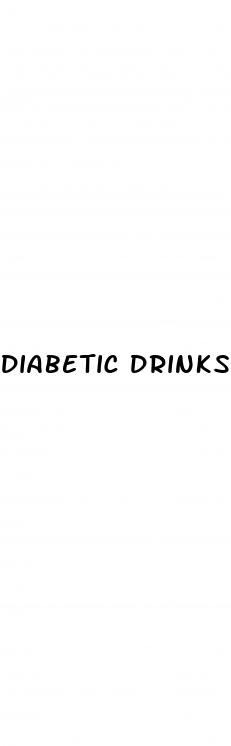 diabetic drinks for diabetes