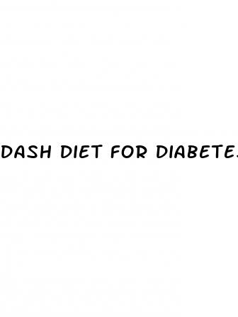 dash diet for diabetes
