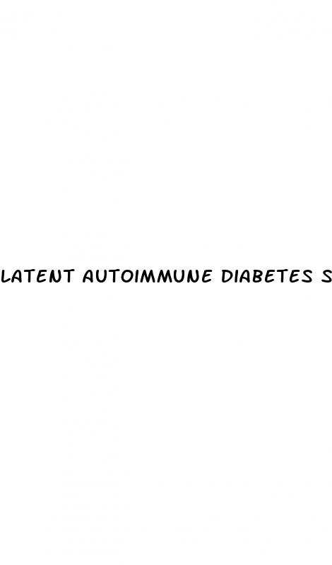 latent autoimmune diabetes symptoms