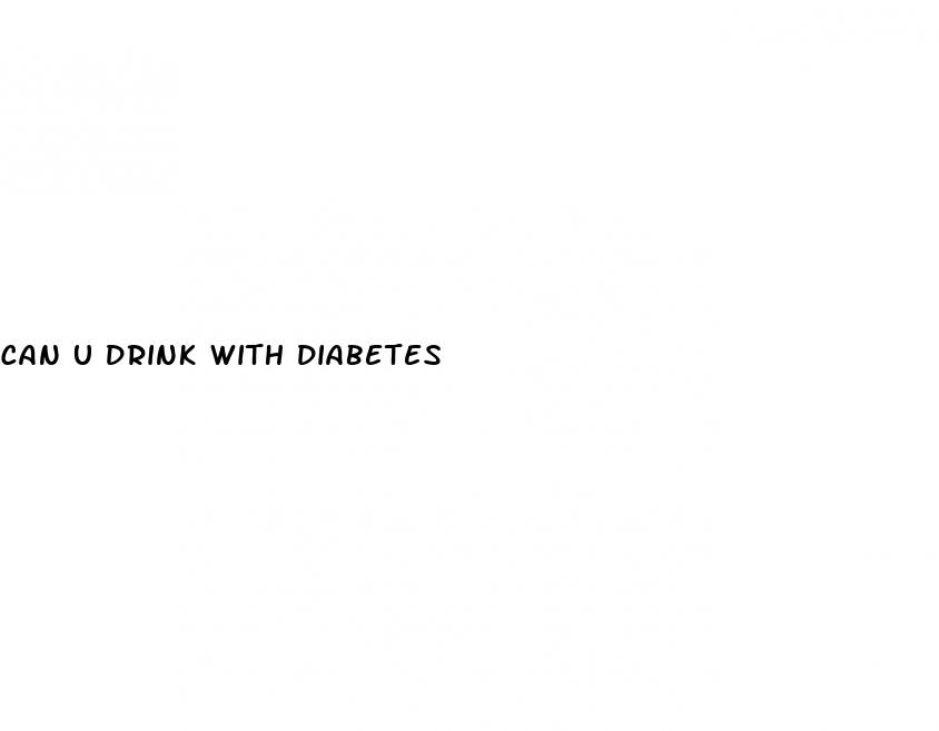 can u drink with diabetes