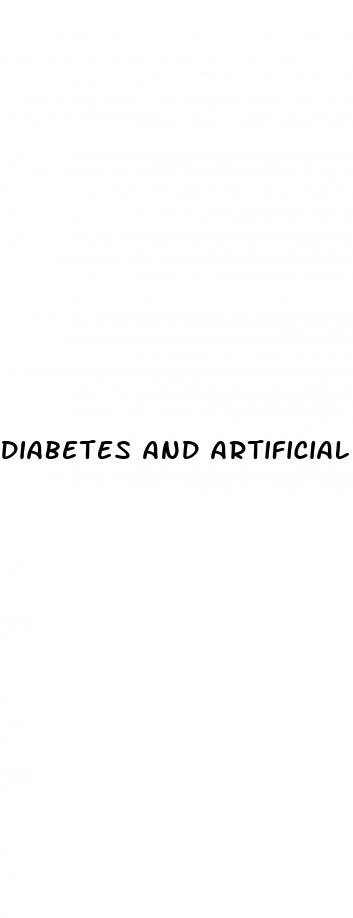 diabetes and artificial sweeteners