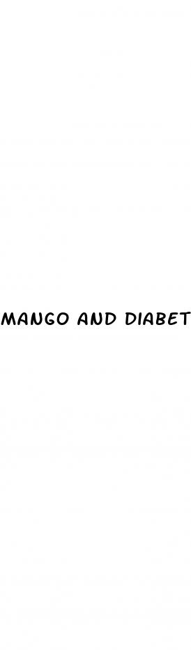 mango and diabetes type 2