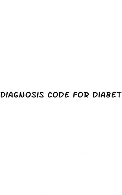 diagnosis code for diabetes
