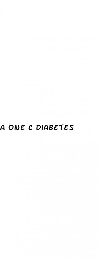 a one c diabetes