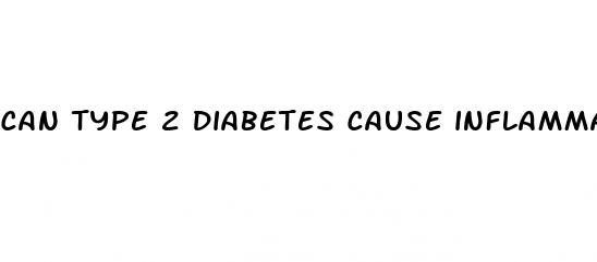 can type 2 diabetes cause inflammation