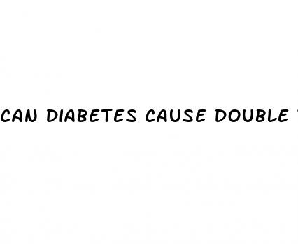 can diabetes cause double vision in one eye