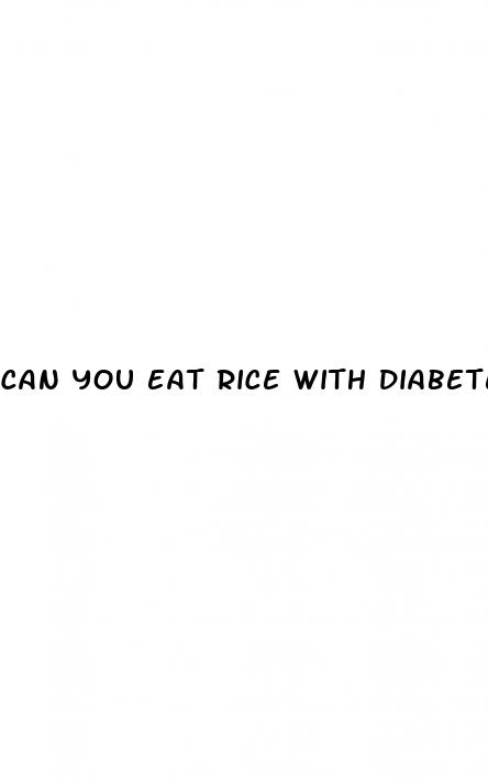 can you eat rice with diabetes