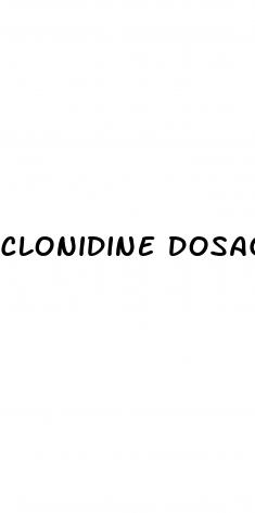 clonidine dosage hypertension