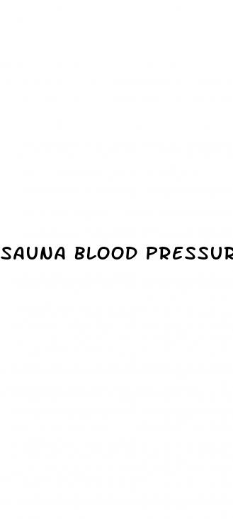 sauna blood pressure