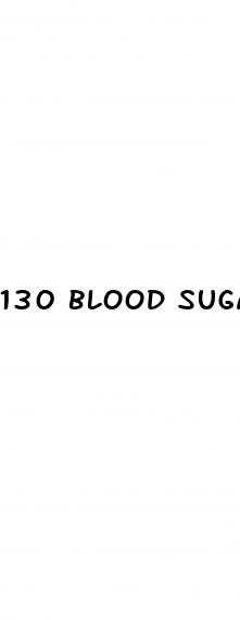 130 blood sugar