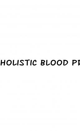 holistic blood pressure