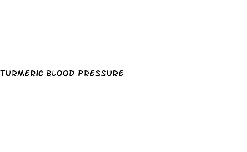 turmeric blood pressure