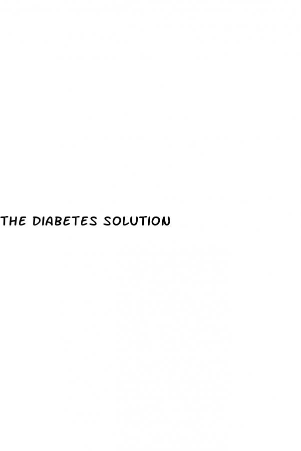 the diabetes solution