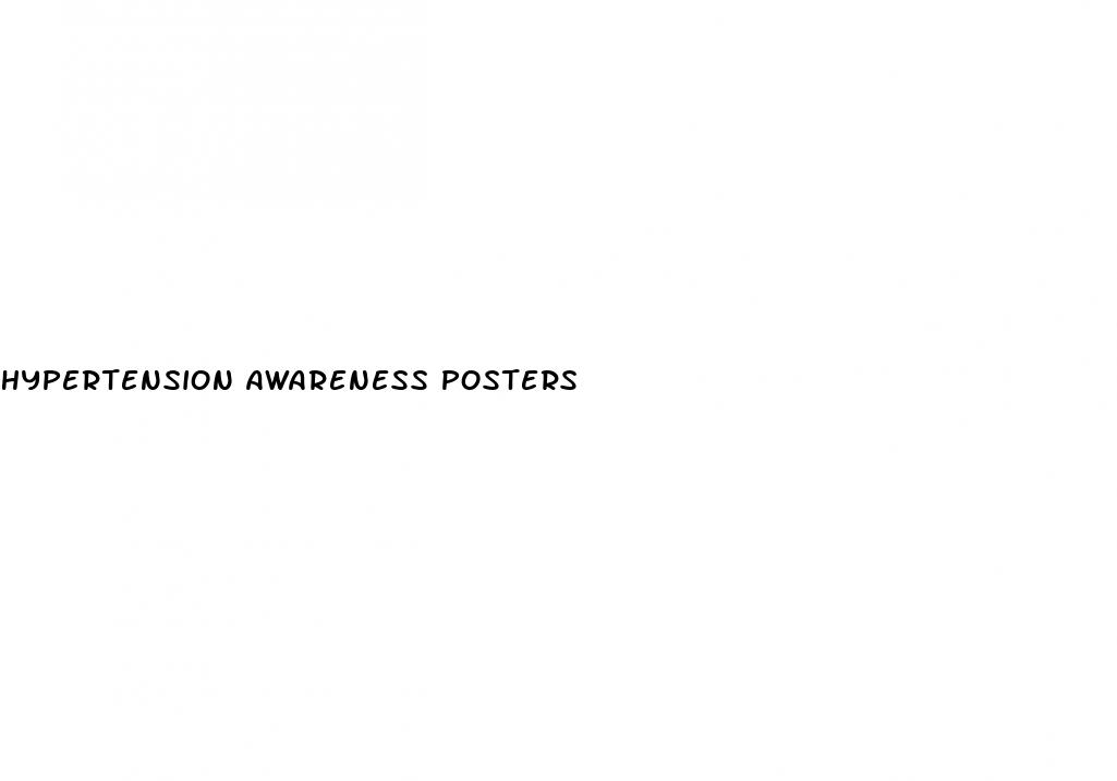 hypertension awareness posters