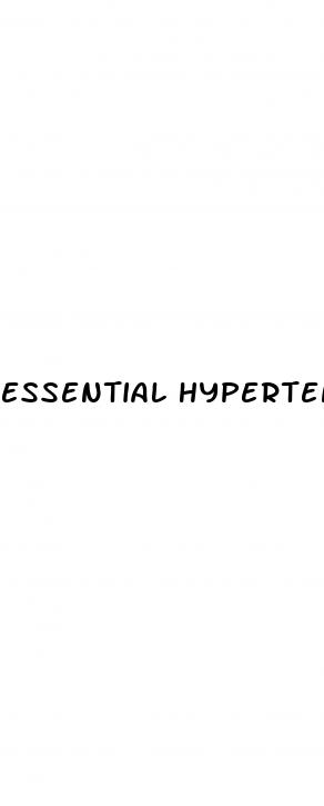 essential hypertension meaning
