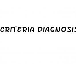 criteria diagnosis diabetes
