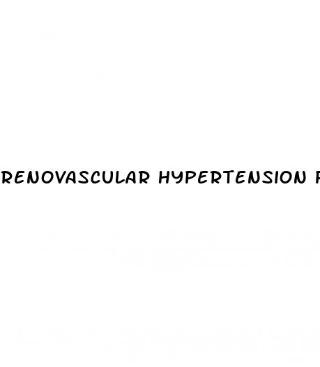 renovascular hypertension pathophysiology