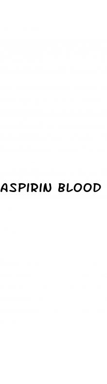 aspirin blood pressure