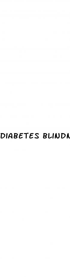 diabetes blindness cause