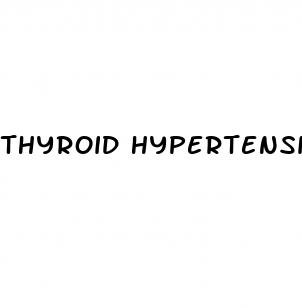 thyroid hypertension symptoms
