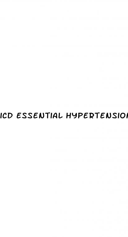 icd essential hypertension